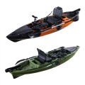 LSF 2021 New Design pe canoes plastic kayak made in China for both fishing and recreation